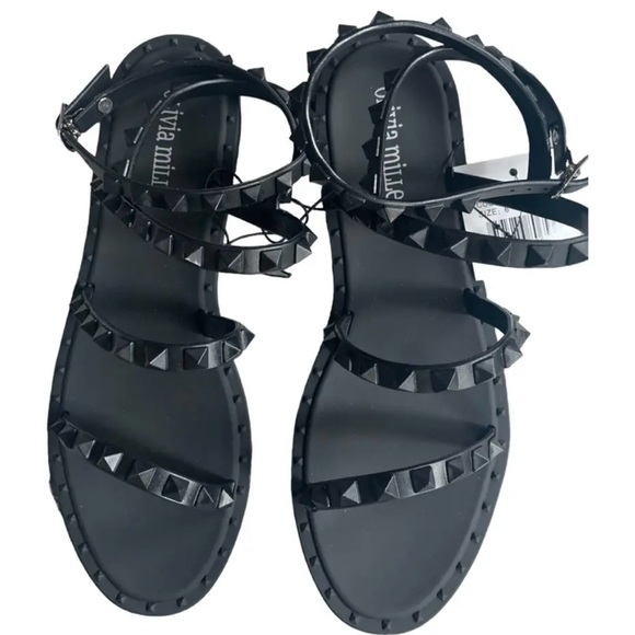 Olivia Miller Shoes - Olivia Miller Women's Tulum Island Jelly Sandals - Tropical Elegance,